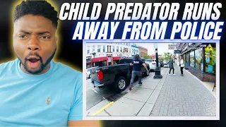 🇬🇧BRIT Reacts To A CHILD PREDATOR RUNS FROM POLICE AFTER TOUCHING A MINOR! *crazy