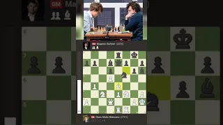 Hans Niemann vs Magnus Carlsen  Stockfish  Not Cheating #shorts #chess