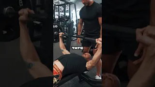 Andrew Tate Bench Press Routine ❌🤦‍♂️