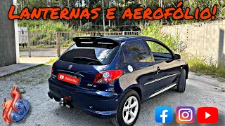 Lanternas do 207 no nosso projeto Peugeot 206 turbo!