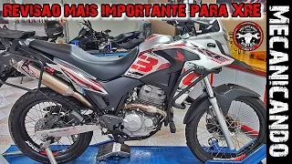 REVISÃO DE 12.000KM - A MAIS IMPORTANTE PARA A HONDA XRE 300 - MECANICANDO MOTOS