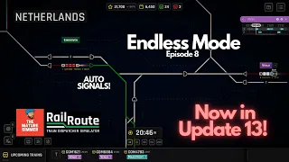 MY FIRST AUTO SIGNALS ARRIVE IN MY RAIL NETWORK | Rail Route  | Endless Mode Series - Ep 8