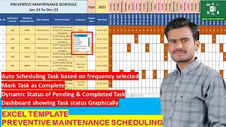Excel Template Preventive Maintenance (PM) Scheduling