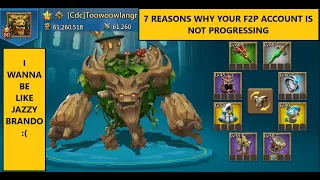 Lords Mobile - YOUR F2P  ACCOUNT IS NOT PROGRESSING - Here are 7 reasons why