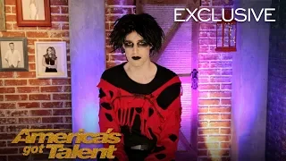 Goth Comedian Oliver Graves Anticipated Buzzers On AGT - America's Got Talent 2018