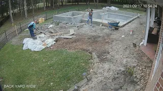 19 CLEANUP POST GUNITE