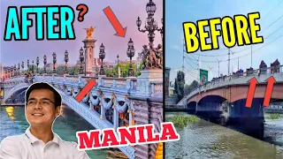 MANILA JONES BRIDGE BEFORE AND AFTER| MAYOR ISKO PLAN. PARIS STYLE