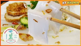 Cách Làm BÁNH ƯỚT BÁNH CUỐN Bằng Bánh Tráng VN Không Cần Pha Bột Hay Tráng Chảo -Steamed Rice Rolls