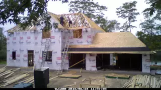 Time Lapse Home Construction (156 days of construction in 12.75 minutes)