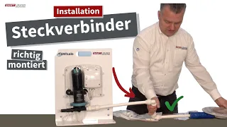 Tutorial: Wie werden Steckverbinder richtig montiert? | Bodenablauf für bodengleiche Duschen