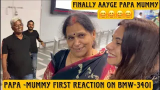 Finally Aagye Papa-Mummy|BMW340i per papa Mummy ka reaction🤩|SwatiSoniDayal@ExploreTheUnseen2