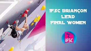 IFSC Briançon Lead Women Final | WorldCup Climbing