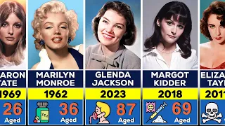 Famous Actress Deaths Every Year (1960-2024) | Legends Never Die