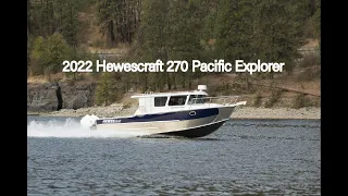 Boat Tour of the 2022 Hewescraft 270 Pacific Explorer