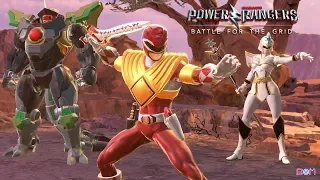 Power Rangers: Battle For The Grid - All Character Intros with Voice Acting