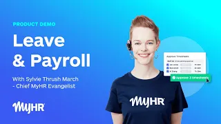 MyHR Product Demo | Leave and Payroll AU