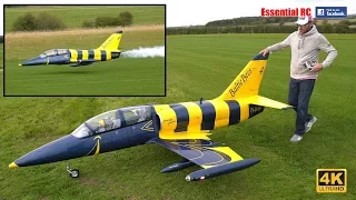 *BALTIC BEES JET TEAM* L-39 Albatros GIANT SCALE RC TURBINE JET [*UltraHD and 4K*]