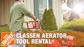 How to Use a Classen Self-Propelled Aerator Rental | The Home Depot