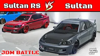 Sultan RS VS Sultan | JDM BATTLE  | GTA Online | Car Comparison | Subaru Impreza WRX | NEW!