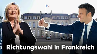 DÉJÀ-VU-WAHL IN FRANKREICH: Präsident Macron muss sich wieder Rechtspopulistin Le Pen stellen