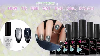 Tutorial: How to Apply Cat's Eye Gel Nail Polish Step By Step