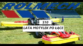 Samolot S10 PÖTTINGER ląduje na łące | ROLMECH