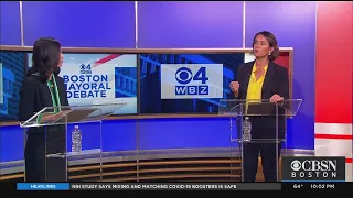 Annissa Essaibi George, Michelle Wu Face Off In WBZ-TV Debate