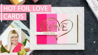 Hot Foil Valentine's Day Cards