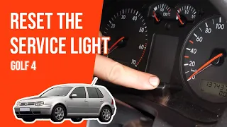 How to reset the service light Golf mk4 ⚠