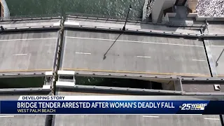 Bridge tender arrested after giving false statement to police about West Palm Beach deadly bridge...