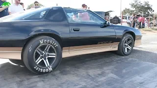 Camaro Iroc-z Nitro Vs Mustang 5.0 Nitro | Domingo de Arrancones Pista "El Bolsón"