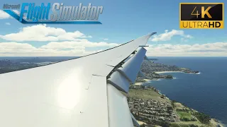 INSANE SCENERY Microsoft Flight Simulator 4K 787 Sydney Landing