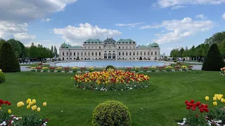 Vienna 4K Walking Tour of the Stunning Belvedere Palace 2023, One of the places to visit in Vienna