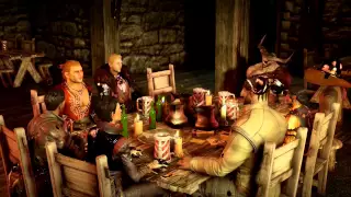 Dragon Age: Inquisition - The Companions Play Wicked Grace - ALL DIALOGUE OPTIONS