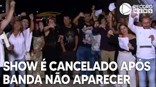 Show é cancelado após a banda Roupa Nova não aparecer