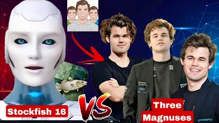 Can Stockfish 16 Defeat the BRAND NEW Magnus Bots (IMPOSSIBLE) in Chess.com | Chess Strategy | Chess