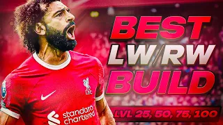 BEST WINGER (LW/RW) BUILD FOR LVL 25,50,75 & 100 | EAFC 24 Clubs