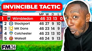 INVINCIBLE FM24 UNDERDOG TACTIC! | 112 League Points!