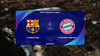 PES 2021 - Barcelona vs Bayern Munchen | UEFA Champions League 21/22 Matchday 6 | PC Gameplay | [4K]