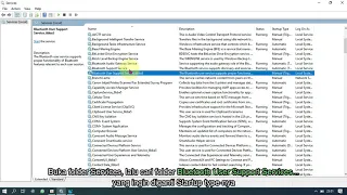 The Parameter is Incorrect, Bluetooth Support Service (SOLUSINYA)