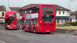 London's Buses at Barking, Longbridge Road Roundabout on 17th June 2023