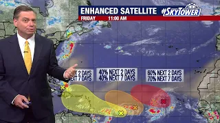 4 systems spin in tropics, 1 to impact Florida