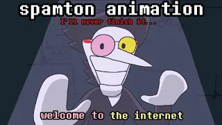 Spamton Animation - welcome to the internet - DELTARUNE (unfinished)