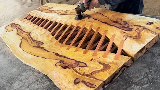 Ideas Woodworking Creative // Awesome Wood Projects Design//A Unique & Beautiful Dinner Table