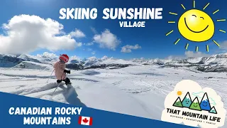 Canadian Rocky Mountain Family Skiing | Sunshine Village, Alberta | Banff National Park