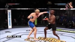 EA UFC Best Leg Kick Ever