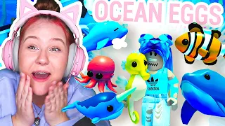 BUYING ALL THE OCEAN EGGS PETS IN ADOPT ME!! Roblox