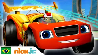 Blaze and the Monster Machines | Aula de física com Blaze - parte 2 | Nick Jr.