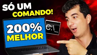 USE 1 COMANDO PARA DEIXAR O WINDOWS 10/11 MAIS RÁPIDO E OTIMIZADO | Deixe seu PC Mais Rápido (FÁCIL)