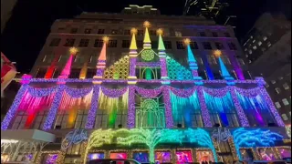 #nyc Saks fifth avenue#holiday #lightshow #2021#saksfifthavenue#christmas  light show 2021